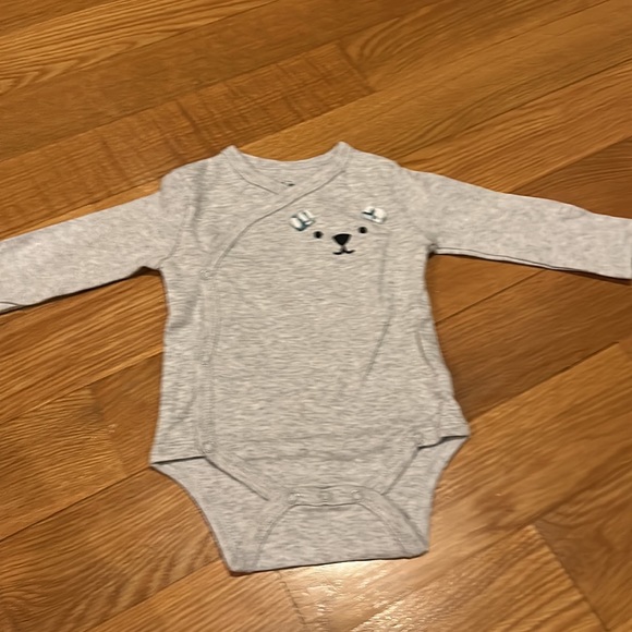 Asher and Olivia - Baby Boy's 3-Pack Long-Sleeve Kimono Bodysuit Set Onesie’s - Picture 8 of 16